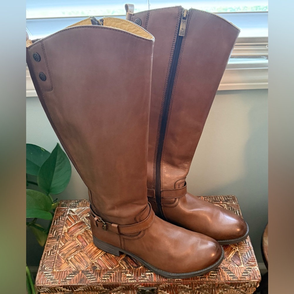 Bussola Brown Knee-High Boots